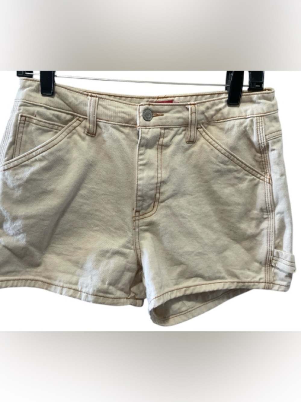 Dickies Cargo Shorts Khaki Beige Hammer Loop Carpenter 5/27